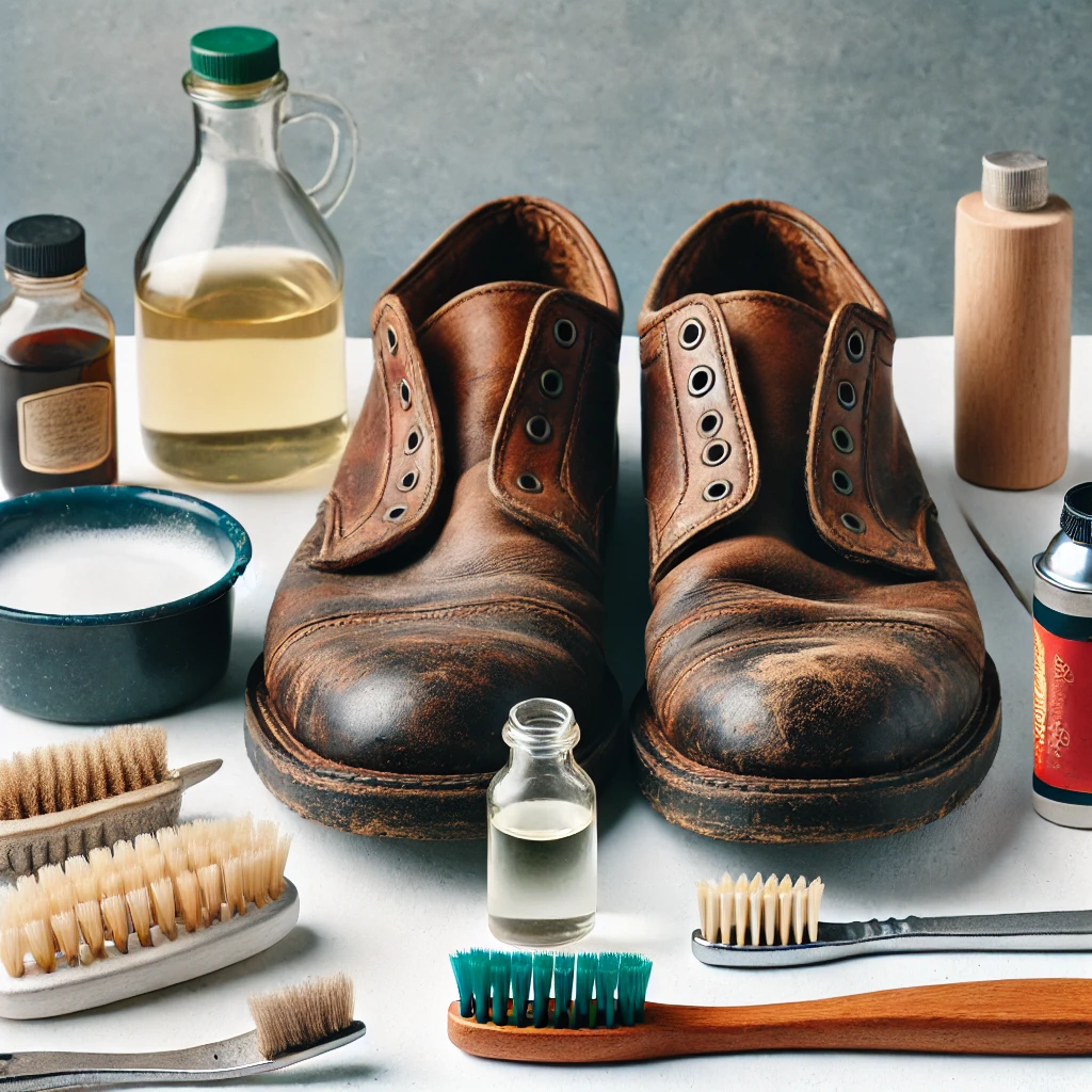 How to Restore Old and Worn Shoes with Household Items